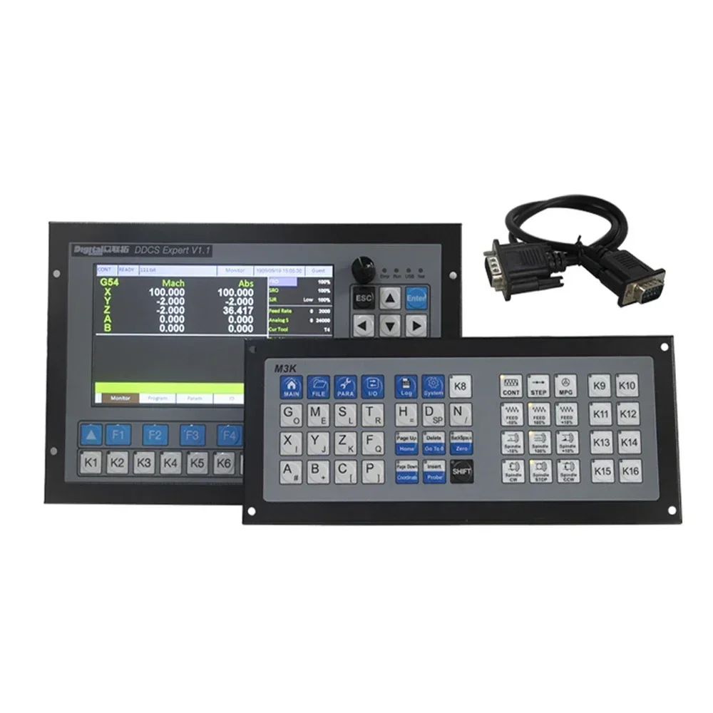 HLTNC Automatic CNC Controller DDCSE Expert 3/4/5 Axis Support Close-loop Stepper With M3K Keyboard For Milling Machines