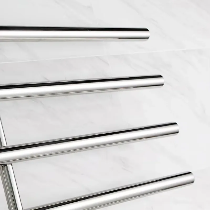 8 طبقات سكة تعليق المناشف الكهربائية ذات الأسلاك الصلبة مع الرف