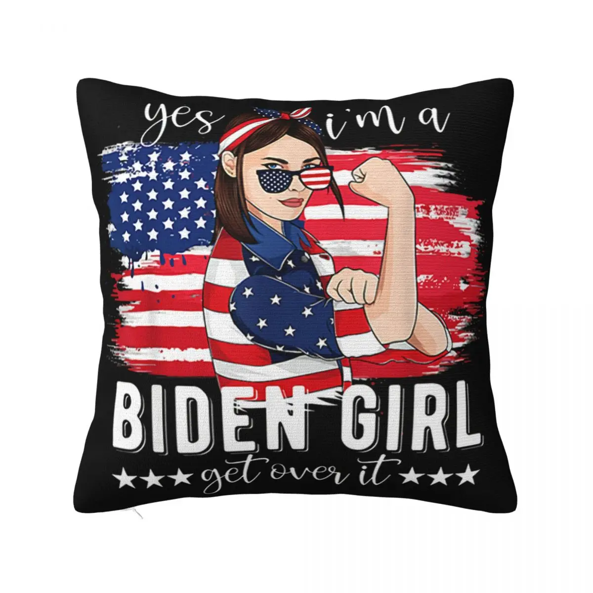 Yes Im A Joe Biden 2020 Joe Biden For President Biden Gift Gift Pure Western Style Pillow Case