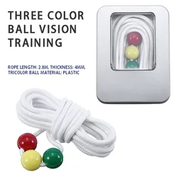 Funzione di visione Scatter Ball Eye Sight Training Ball Three Beads Brock String converency insulation Train Tool assistenza sanitaria