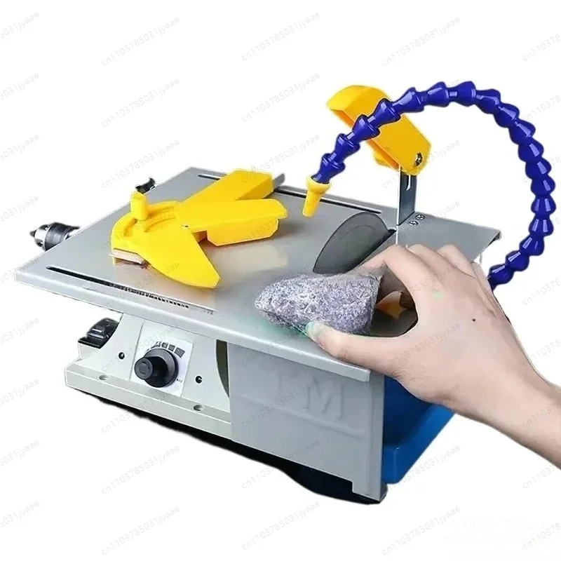 Mini 850W Multifunction  Table Saw Stone Polisher Jade Engraving Machine Grinding machine Table Saws  Cutting machine for free