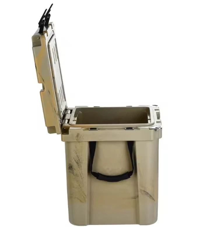 33QT صندوق تبريد الصدر قابل لإعادة الاستخدام كبير من البلاستيك Rotomolded الأسماك الجليد الغذاء صندوق معزول مخصص مع مقبض كاياك صندوق معزول #5