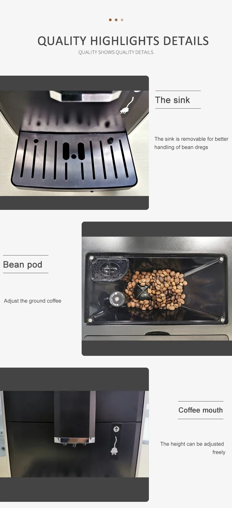 プロの自動エスプレッソマシン,スマート,イタリアン,ブラック,ラテメーカー,商用