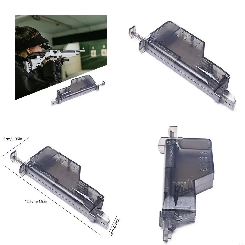 

Quickly Fill Pellet Dispenser For Tactically Training Anti Jams Technology Ergonomic Grip Outdoor Sports Equipment W89F
