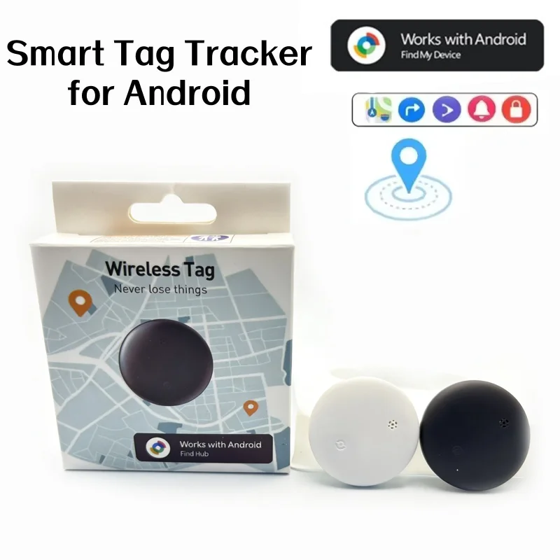 Mini S10 Smart Tag Tracker For Android Finder Locator Airtag Google Find Hub Device Anti Loss Aviation Tag