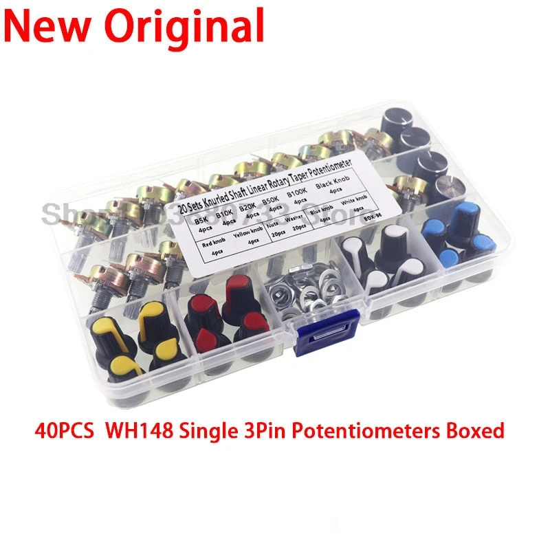 40PCS Potentiometer… - image