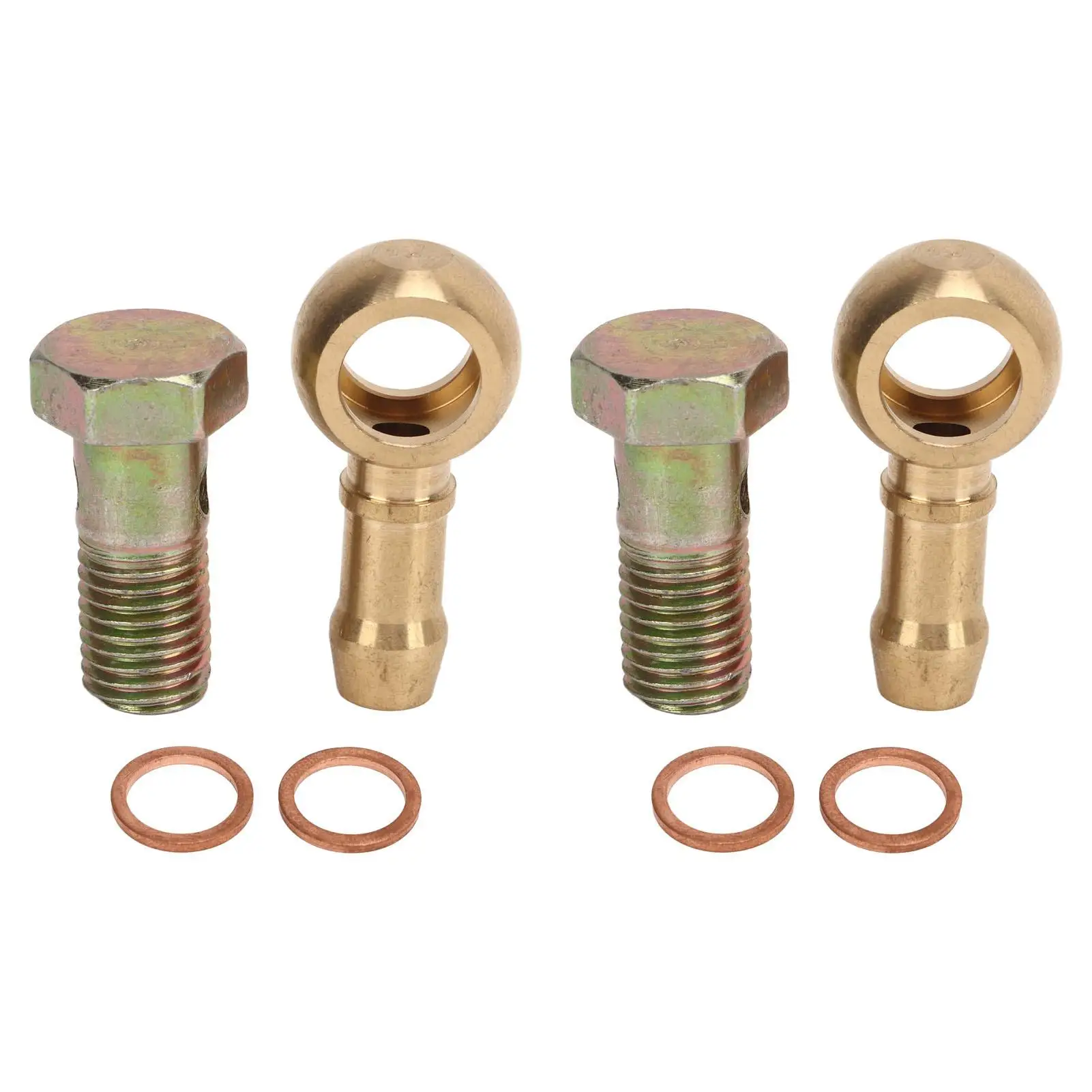 

Banjo Connector M12x1.25mm To 3/8in Water Banjo Anti Rust Tough Good Sealing 2 Set Wear Resistant for vehicle