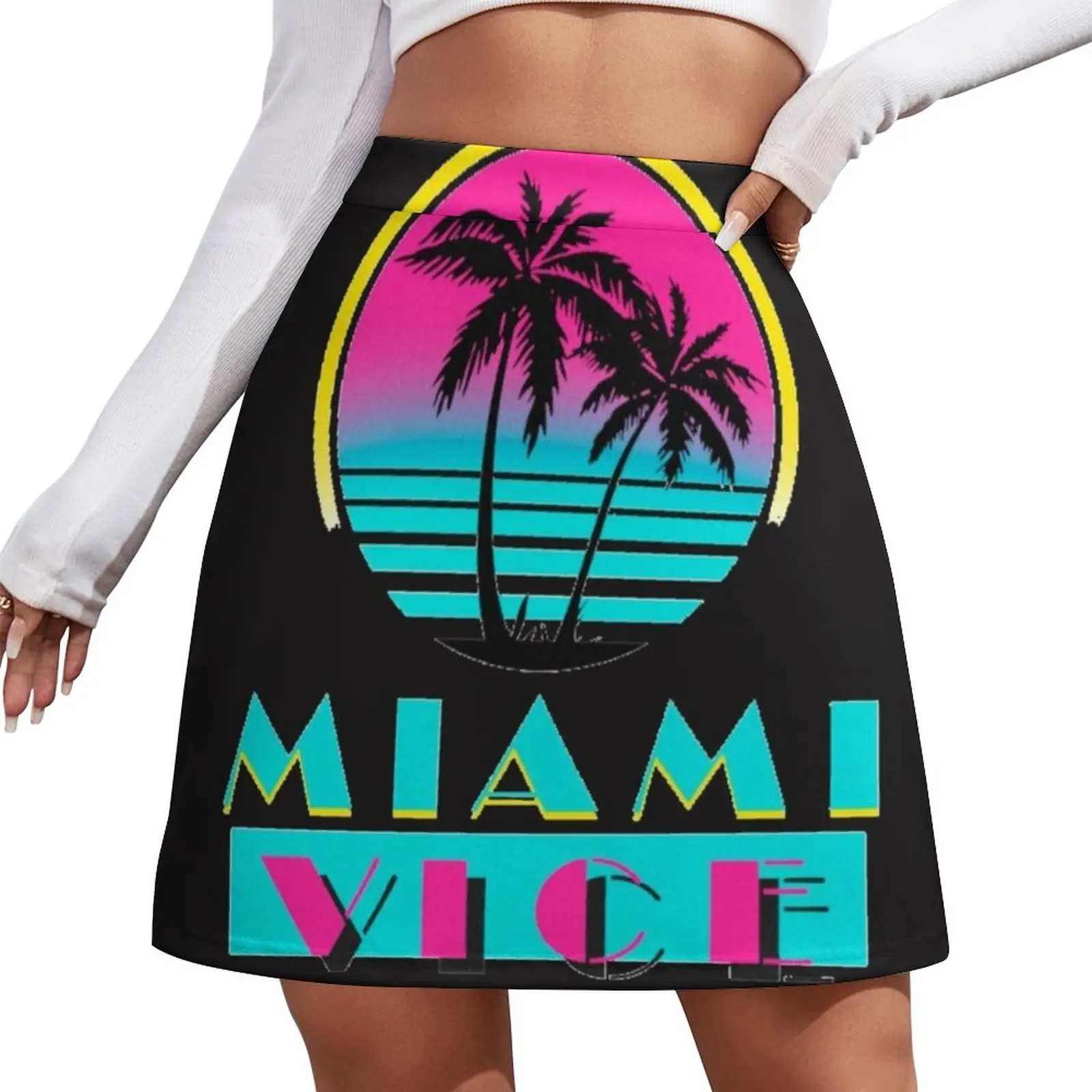 

Miami Vice Mini Skirt Women skirt korean style clothes women 2023 girls skirt Skirt for girls