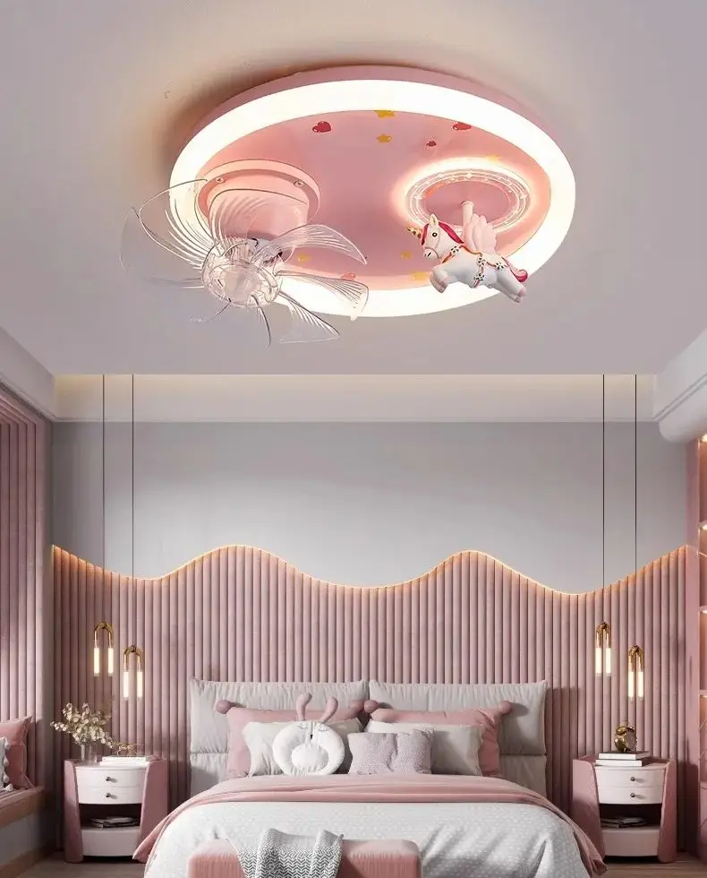 LINGCMP Nordic Pink Princess Room Ceiling Fan Light with Lights and Remote Control Modern Creative Heart Shape Children's Room Flush Mount Ceiling Fan Light LED 3-Color Dimming for Bedroom LINGCMP Nordic Pink Princess Room Ceiling Fan Light with Lights and Remote Control Modern Creative Heart Shape Children's Room Flush Mount Ceiling Fan Light LED 3-Color Dimming for Bedroom