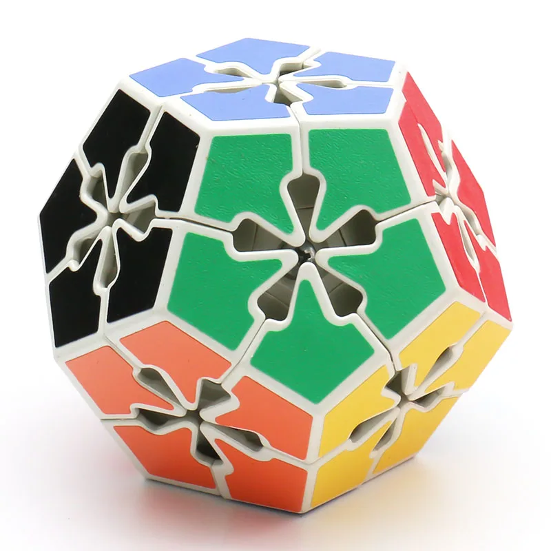 HeShu 6 ألوان Kilominx 2x2 Megaminx Dodecahedral متجمد ملتوي لغز المكعب السحري الكبار المراهقين لعبة الذكاء دعابة الدماغ