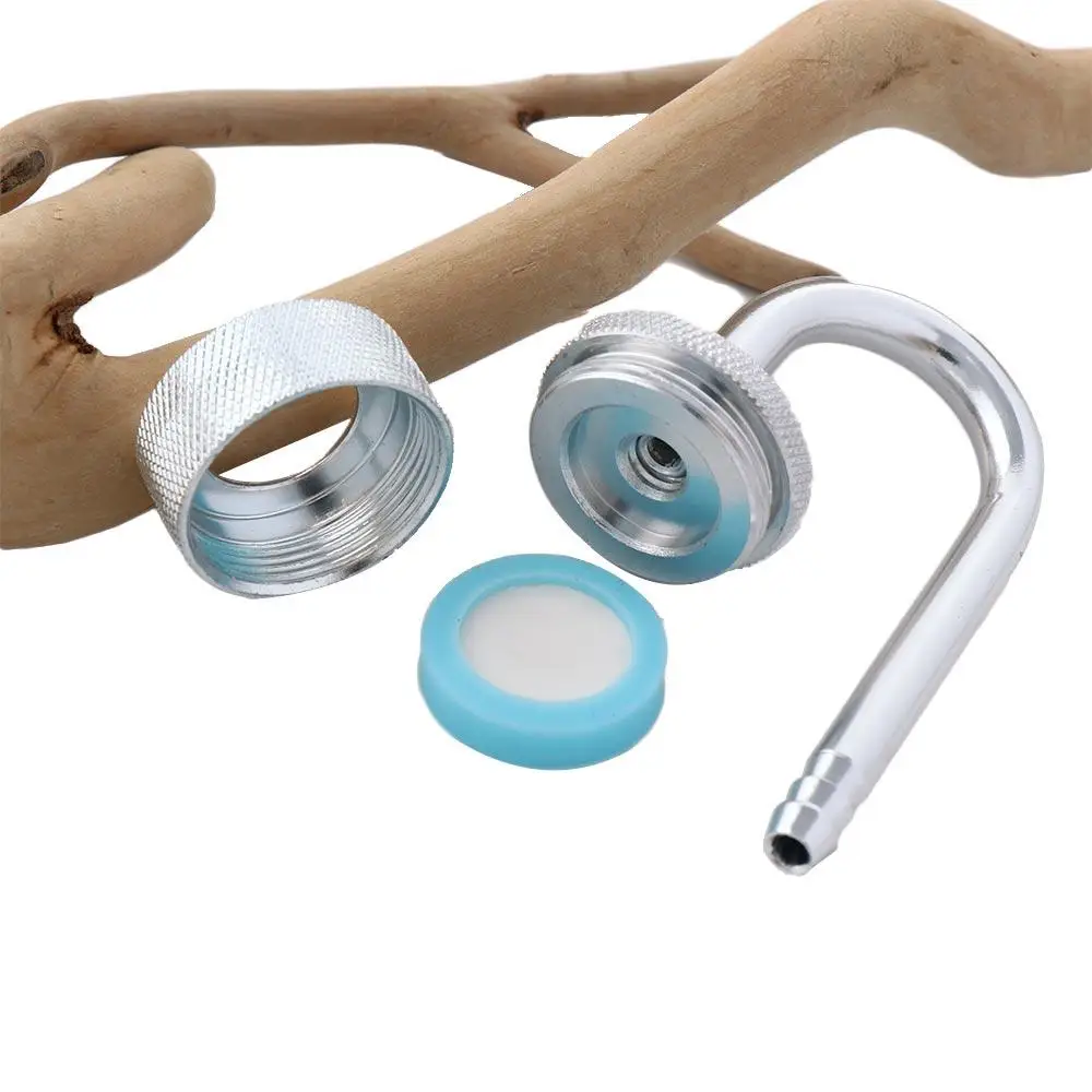 

Steel System with Suction Cup Reactor Connecting Tube Aquarium CO2 Diffuser CO2 Atomizer Fish Tank Accessory Bubble Atomizer