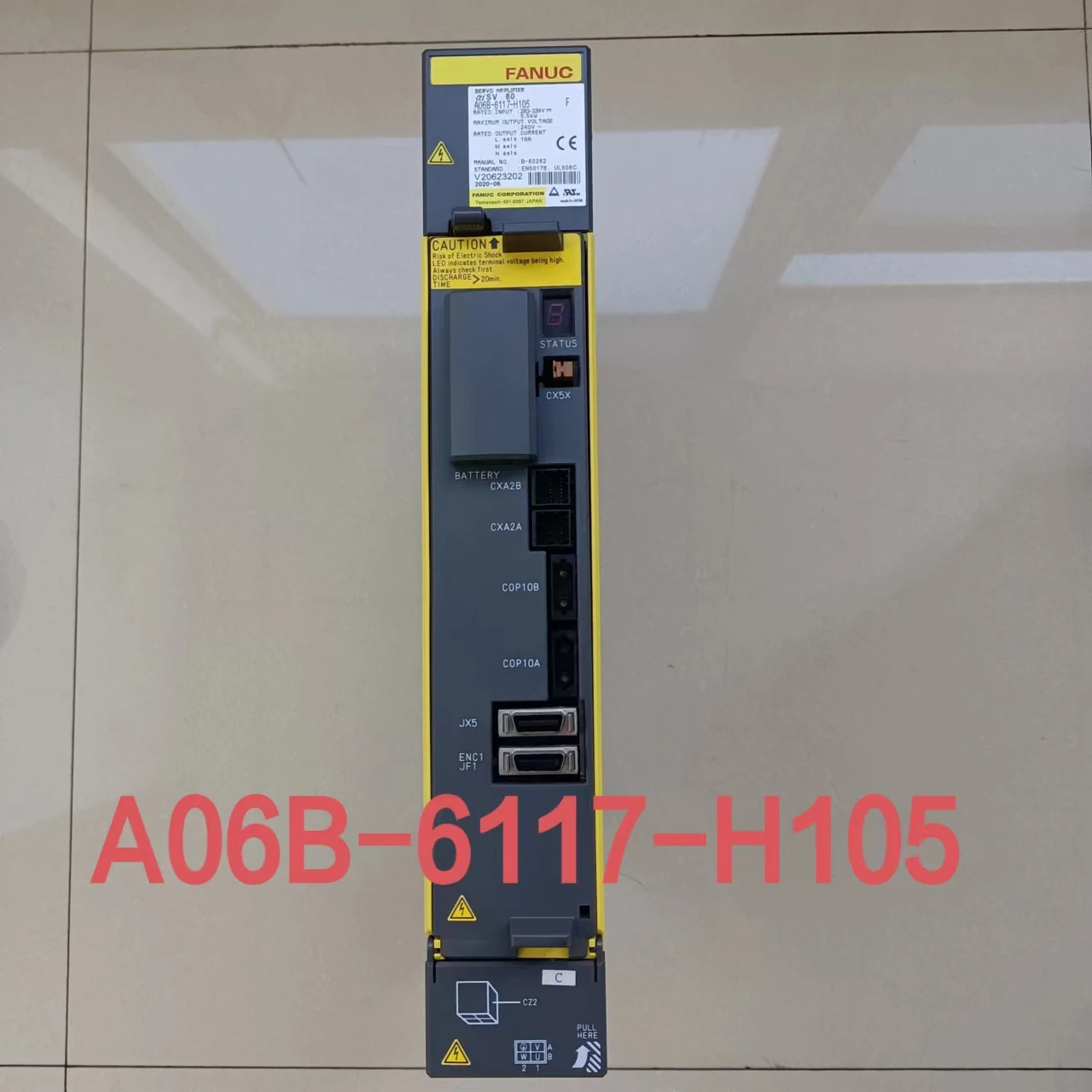 

A06B-6117-H105 FANUC servo driver, the second-hand test is intact，Provide testing videos before shipment.