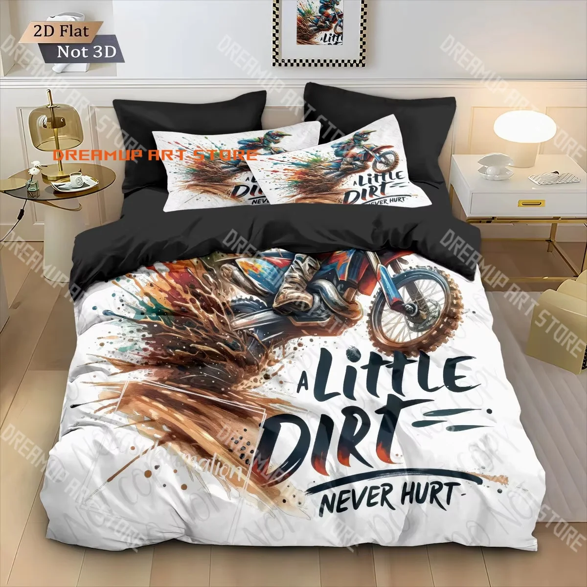 2026 3D Print Motorcycle Fleet Rider Bedding Set Single Twin Full Queen King Size Bed Set Adult Kid Bedroom Duvetcover Set