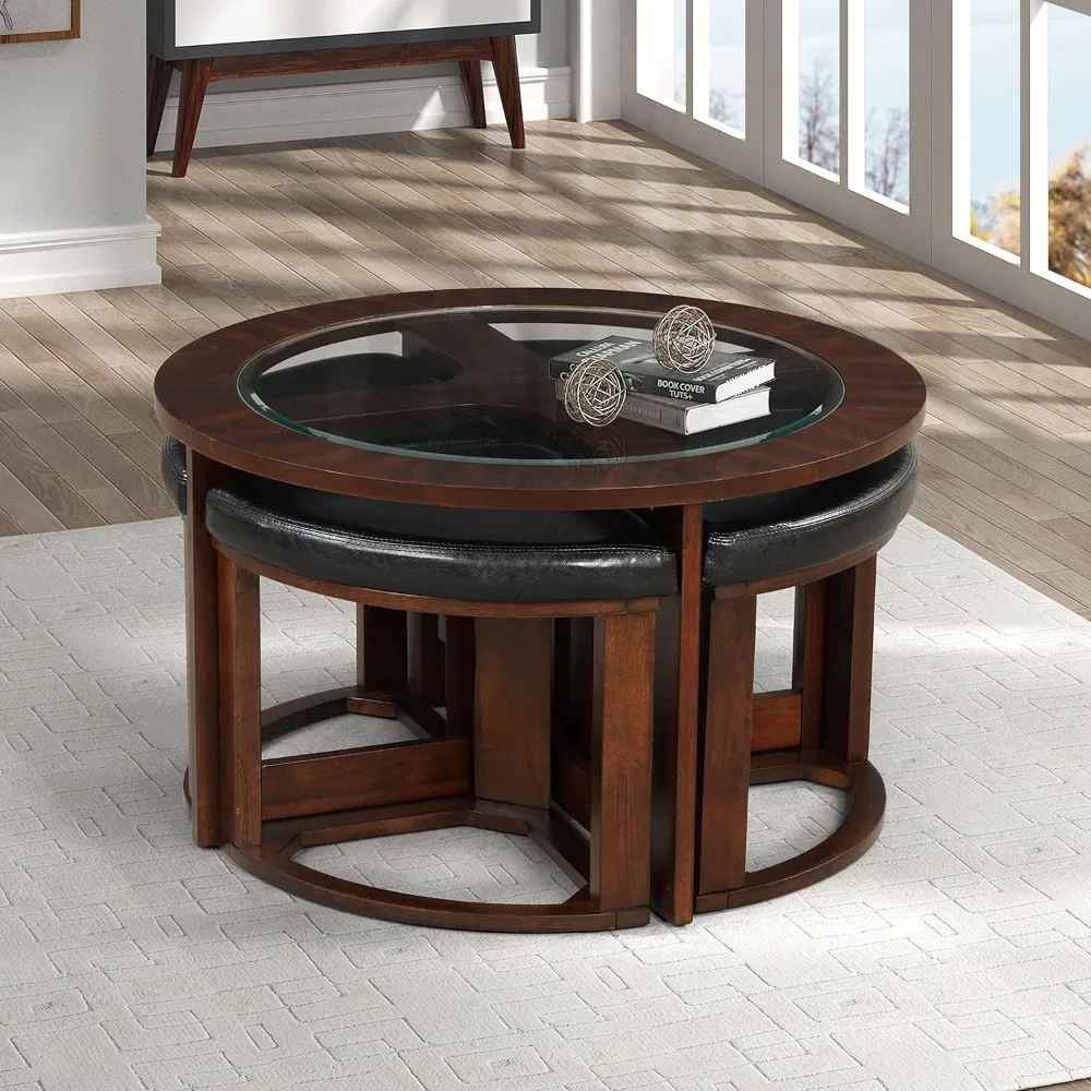Round Coffee Table Set 1