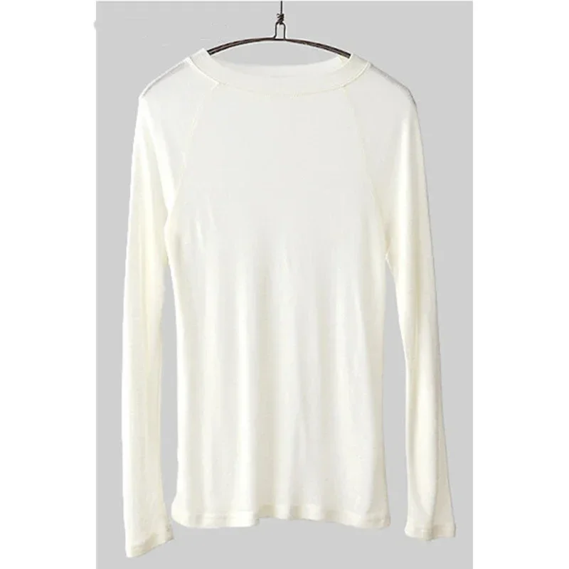 Koreanischen Stil Top Frühling Sommer Blau Casual T-Shirt Für Frauen Dünne Leicht Durchscheinende Sexy Langarm T-shirts Frauen T Shirt