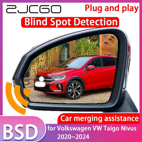 ZJCGO for Volkswagen VW Taigo Nivus 2020~2024 Blind Spot Detection Car BSD BSA BSM System Driving Warning Radar Alert Mirror