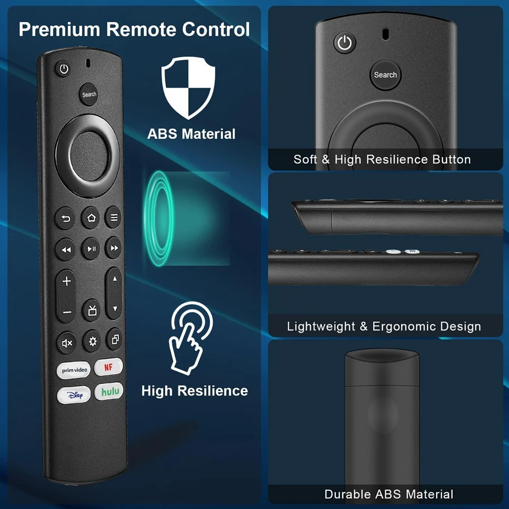 Mando a distancia Universal de repuesto, paquete de 2 unidades, para Insignia de TV y Toshiba, Smart TV, Hisense, AMZ, Omni, NS-RCFNA-21