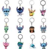 Pocket Keychain Disney Stitch Lilo Figure Model Keychain Toy
