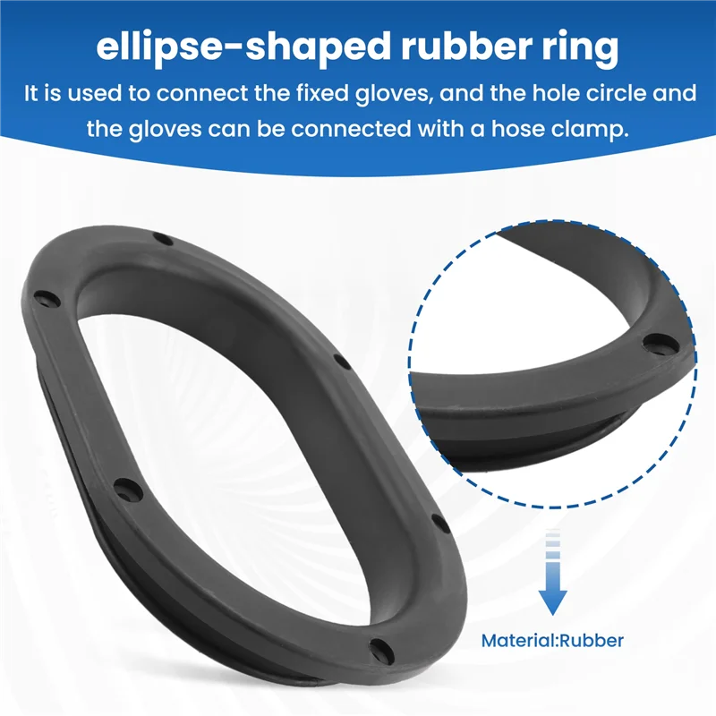 

AEE8-2 шт., аксессуары для пескоструйной обработки, держатели для перчаток для пескоструйной обработки, держатель для перчаток для пескоструйного шкафа 260X180 мм