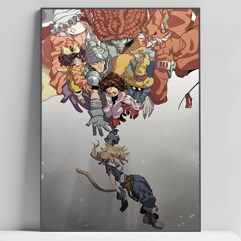 

Video games Final F-Fantasy Poster HD art wall waterproof home living room bedroom bar aesthetic decoration