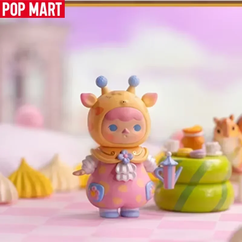 

POP MART PUCKY ANIMAL TEA PARTY Series Blind Box Guess Bag Toys Doll Action Anime Figure Desktop Ornaments Collection Gift
