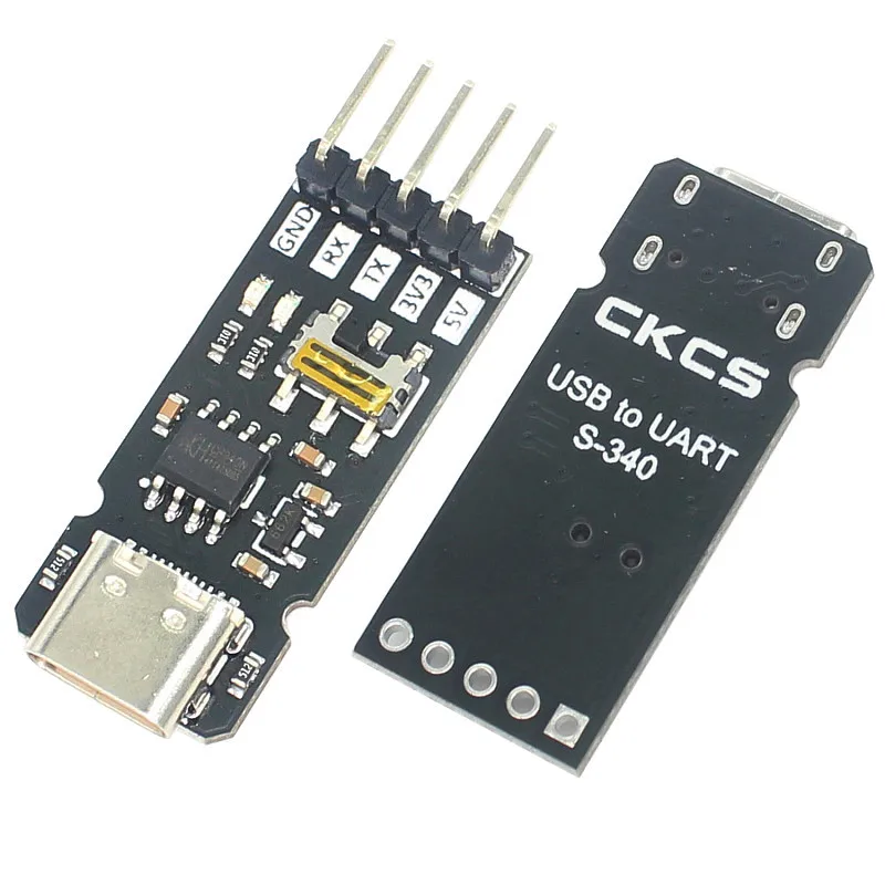 CH340 Type-CSerial Port Module3.3V/5VLevel Brush Boost Communication USB TO SERIAL