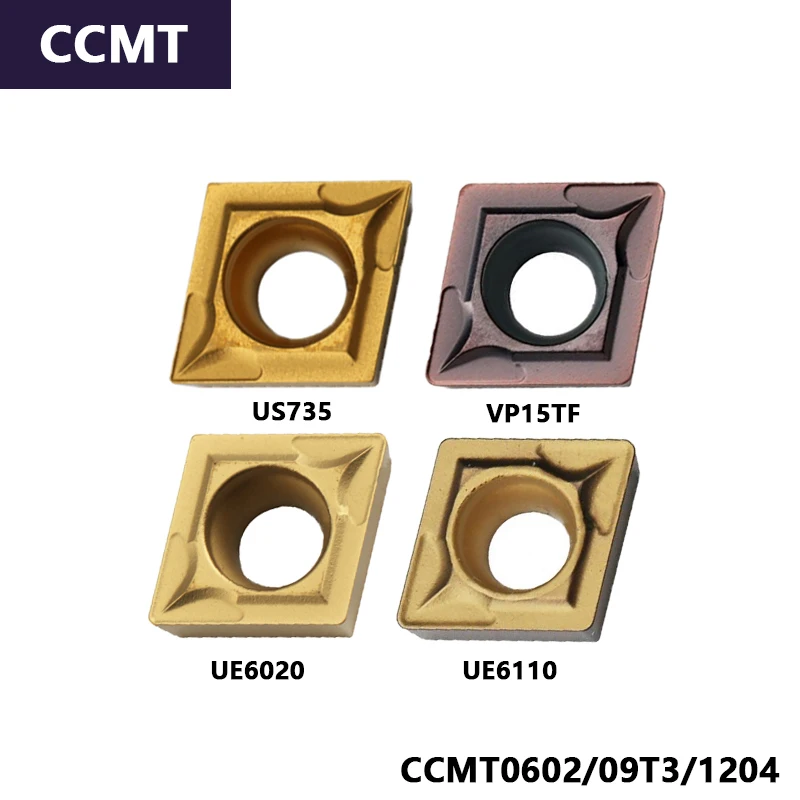 

Держатель токарного инструмента CCMT060204, твердосплавная пластина CCMT09T304, CCMT120408, CCMT060202, CCMT09, NX2525, UE6020, VP15TF для токарного станка с ЧПУ