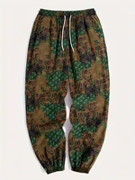 Pantalones de Hombre de Moda 2026, Estilo Étnico, Deportivos, Casuales, de Secado Rápido, para Vacaciones, Talla Grande