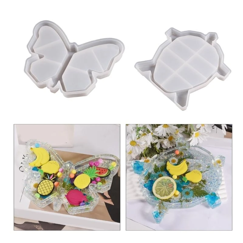 DIY Epoxy Crystal Valentines Day Butterfly- Storage Box Mold Silicone Resin Mold for DIY Craft Jewelry Storage