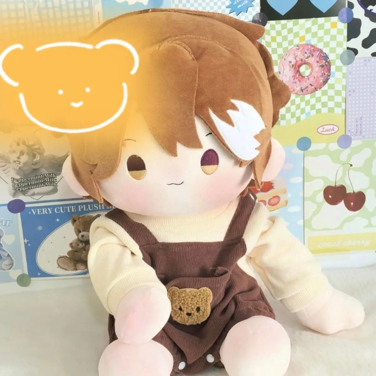 40cm jogo honkai: star rail welt yang cosplay boneca de pelúcia corpo vestir-se brinquedos de pelúcia bonito bonecas figuras presente de natal