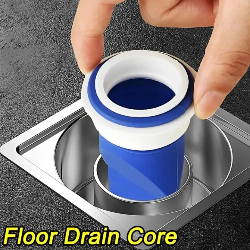 

Deodorant Drain Core Round Silicone Anti-odor Pest Control Leakproof Filter Strainer for Toilet Bathroom Kitchen Floor Sink