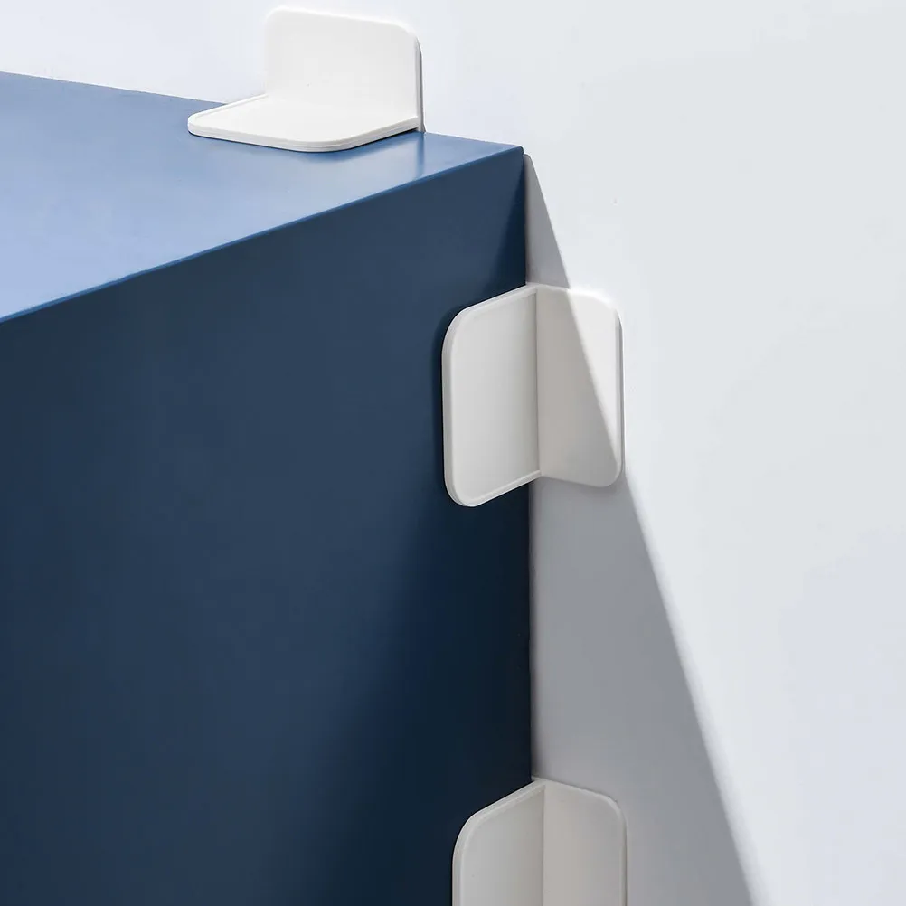 

4Pcs Furniture Anti Falling Connector Baby Security Device Infant Safety Cabinet Wardrobe Fixer Non-Marking Stickers Child