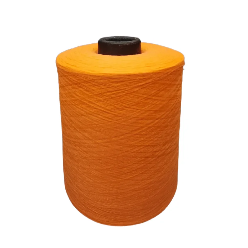 

High Tenacity Spandex Covered Chinlon Yarn 40D + 40D Orange Spandex Covered Filament Diverse Mix of Materials Spandex Bare Yarn