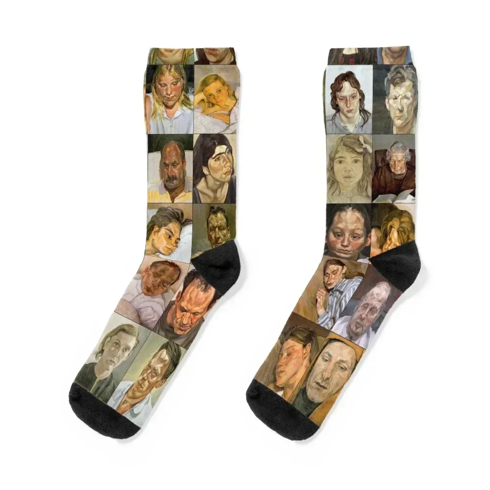 

Lucian Freud Socks ankle halloween winter gifts winter thermal Male Socks Women's