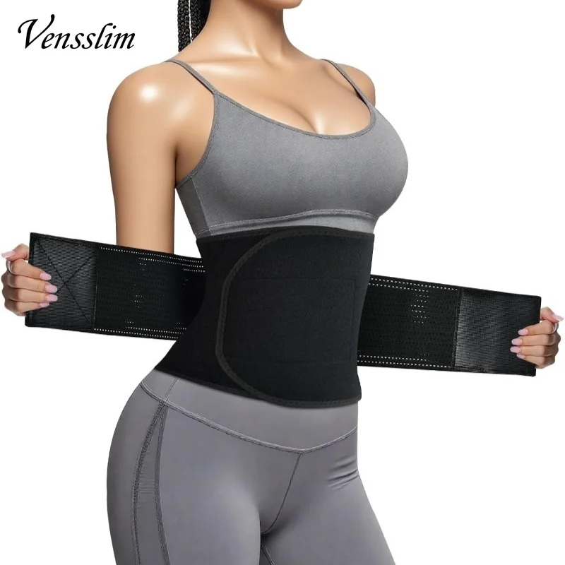Image of Vensslim Taillengürtel für Frauen Unterbauch-Fettverbrennung Schweiß-Sauna-Band Taillenformer Trimmer Schlankheits-Bodyshaper Bauchkontrollgürtel