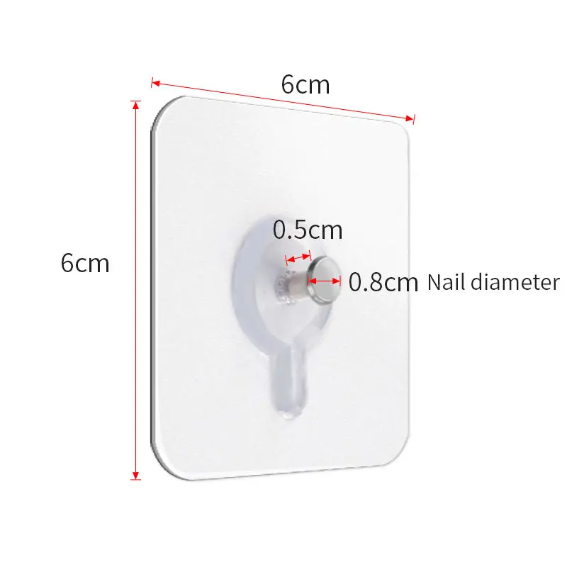 Strong Adhesive Nails Wall Hooks Photo Frame Wall Decoration Hangers Self-adhesive Paint Hooks Photo Frame Nails