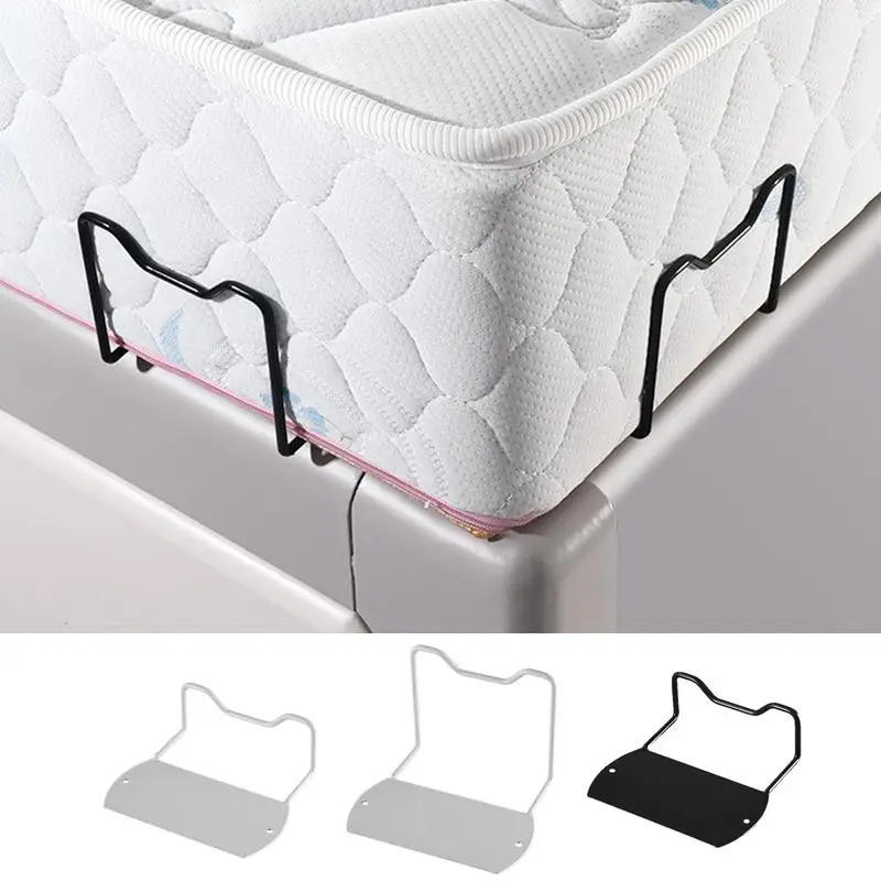 Bed Frame Mattress Slide Stopper Iron Nonslip Mattress Gripper Gaskets Easy To Install Mattress Stabilizer household accessories image 6