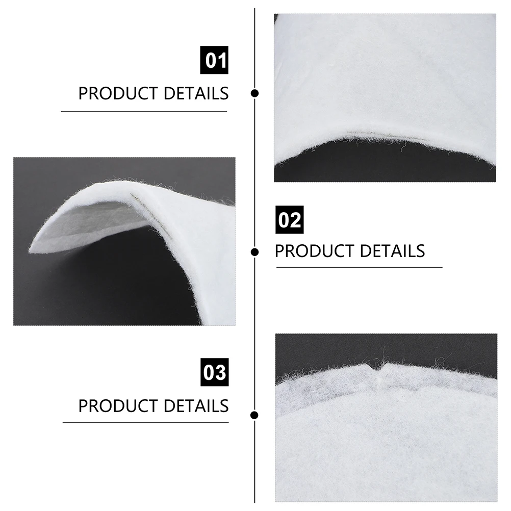 

50 Pairs Shoulder Pads Lightweight for Women Men Clothing Curved Coats Suits Cotton Cushioned White Reusable Washable Padding