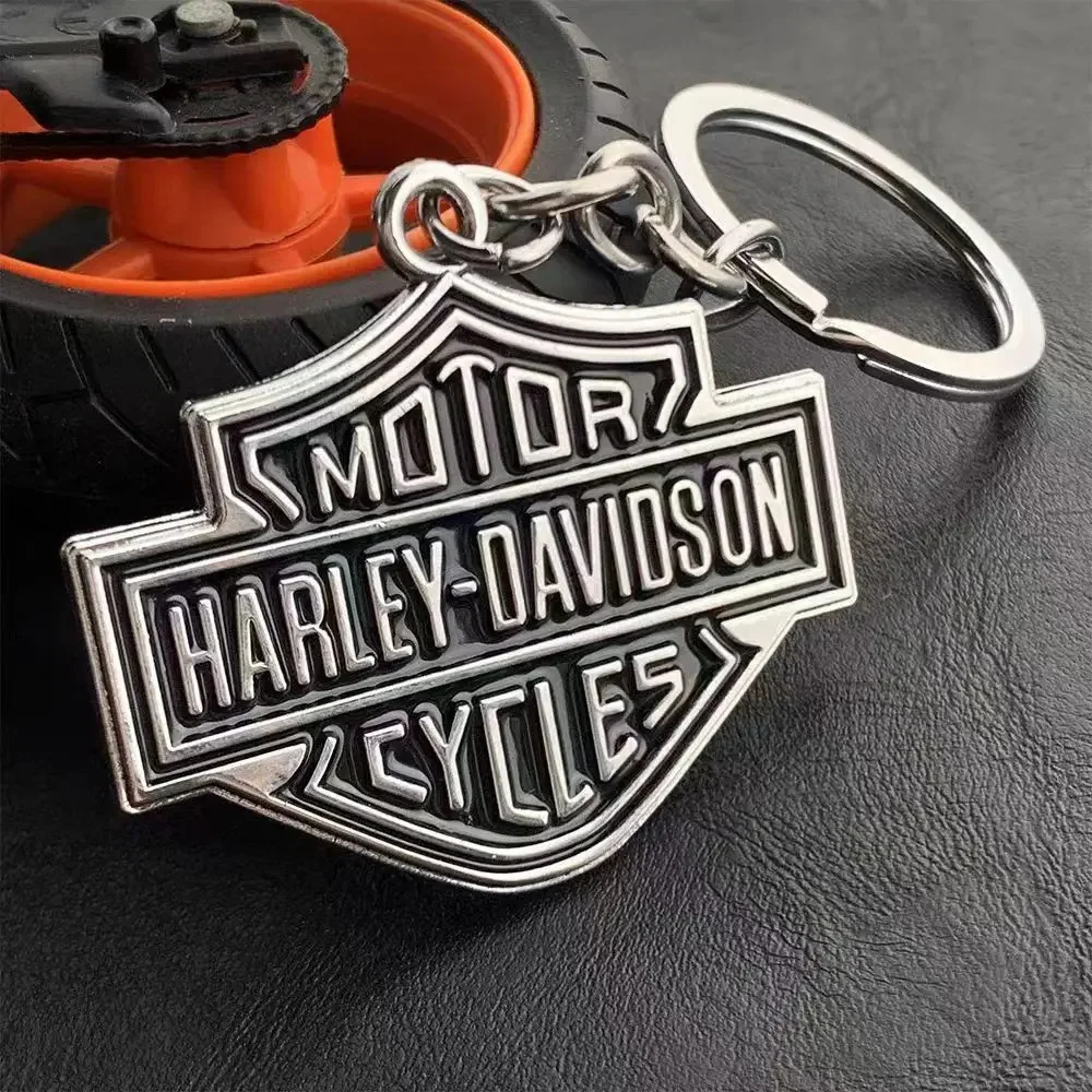 Harley-davidson Minimalist style Metal motorcycle key chain Car Key Chain Accessories Gift key chain