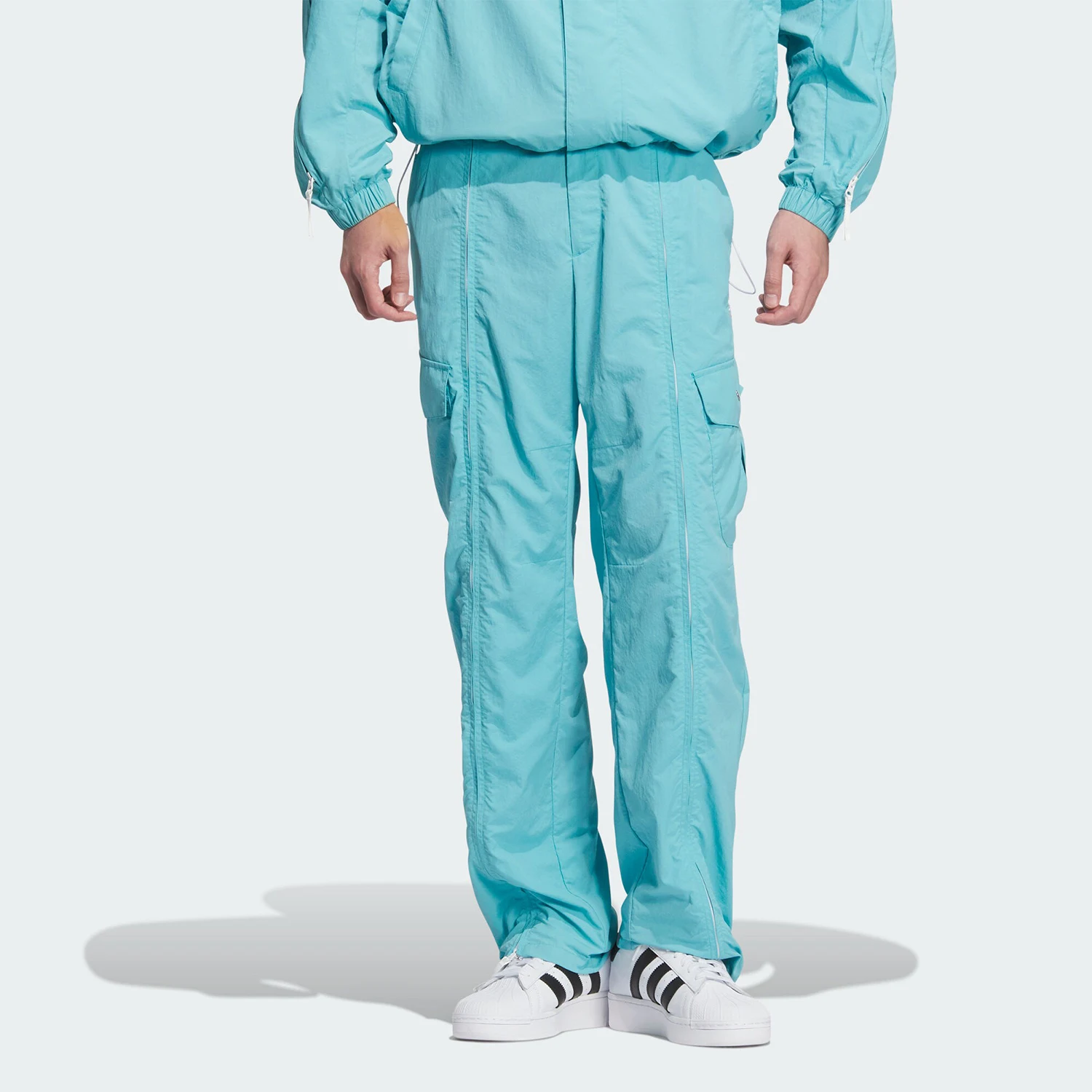 Adidas genuine clover unisex woven casual sports pants IZ4921