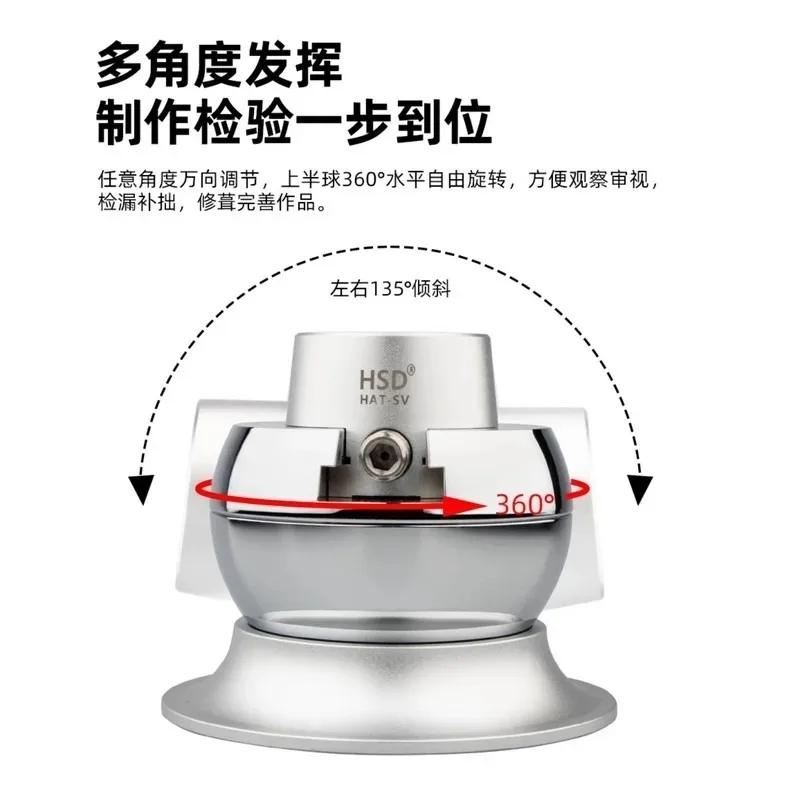 Haosuda Universal Swivel Ball Bench Vise, Clamping Fixture for Model Modification, Antique, Jewelry, Figure and Seal Carving