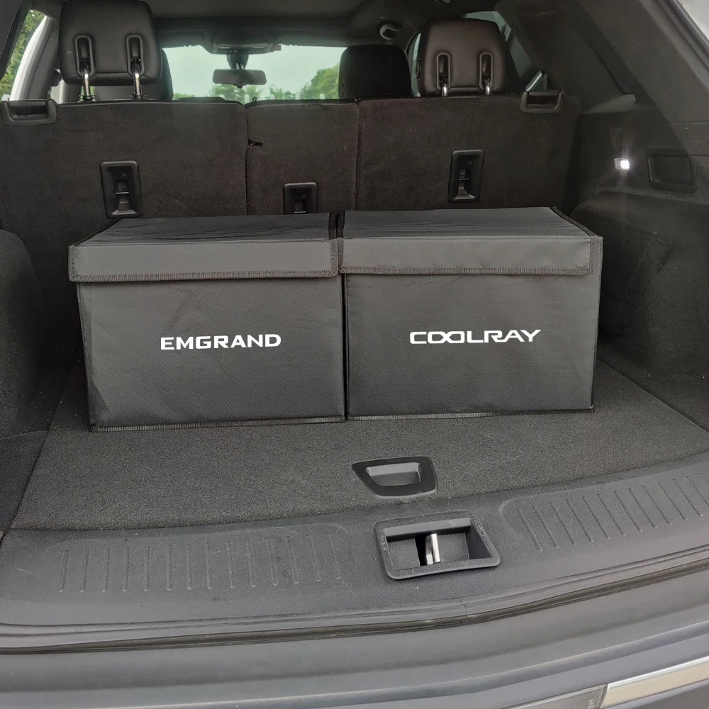 Auto Multiuse Tools Car Trunk Storage Box For Geely Emgrand Geometry I C Monjaro ATLAS AZKARRA COOLRAY STARRAY GLEAGLE OKAVANGO