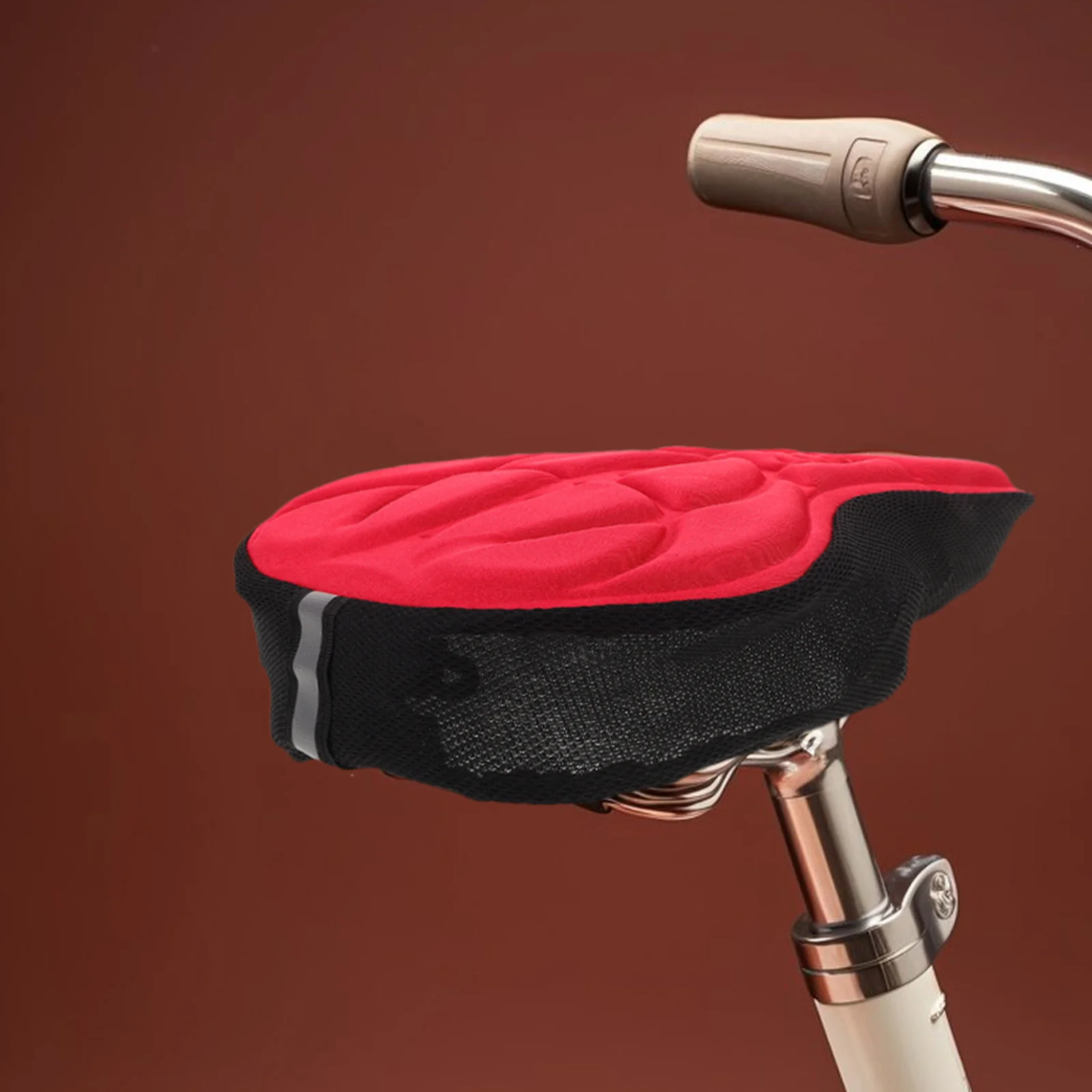 

2Pcs Bike Seat Cushion Cover Padded Breathable Cycle Seat Protector for Fixed Gear Mountain Bike Comfortable Waterproof Saddle