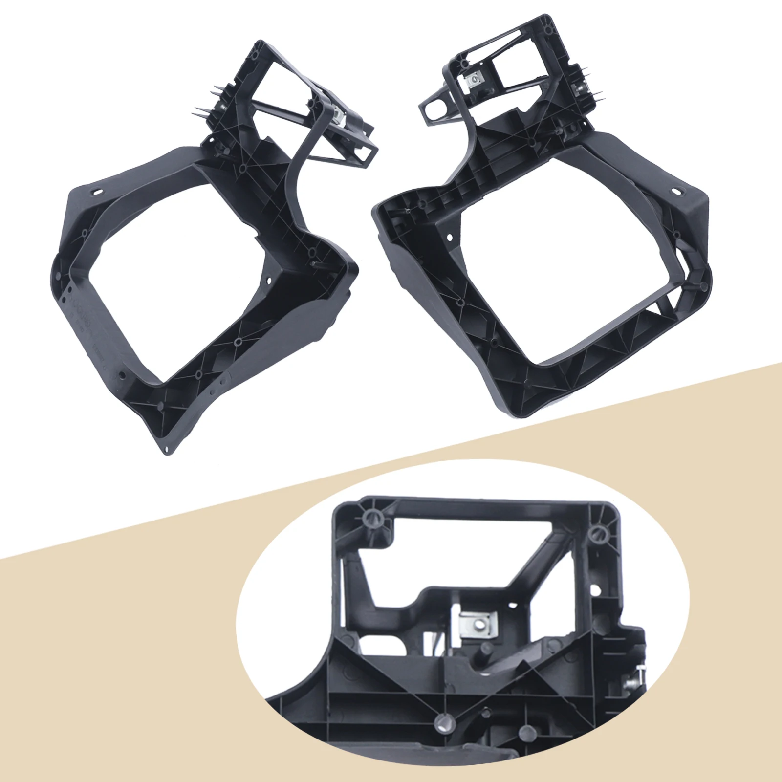 

For 2014-2018 Jeep Cherokee Headlight Bracket Set Driver and Passenger Side