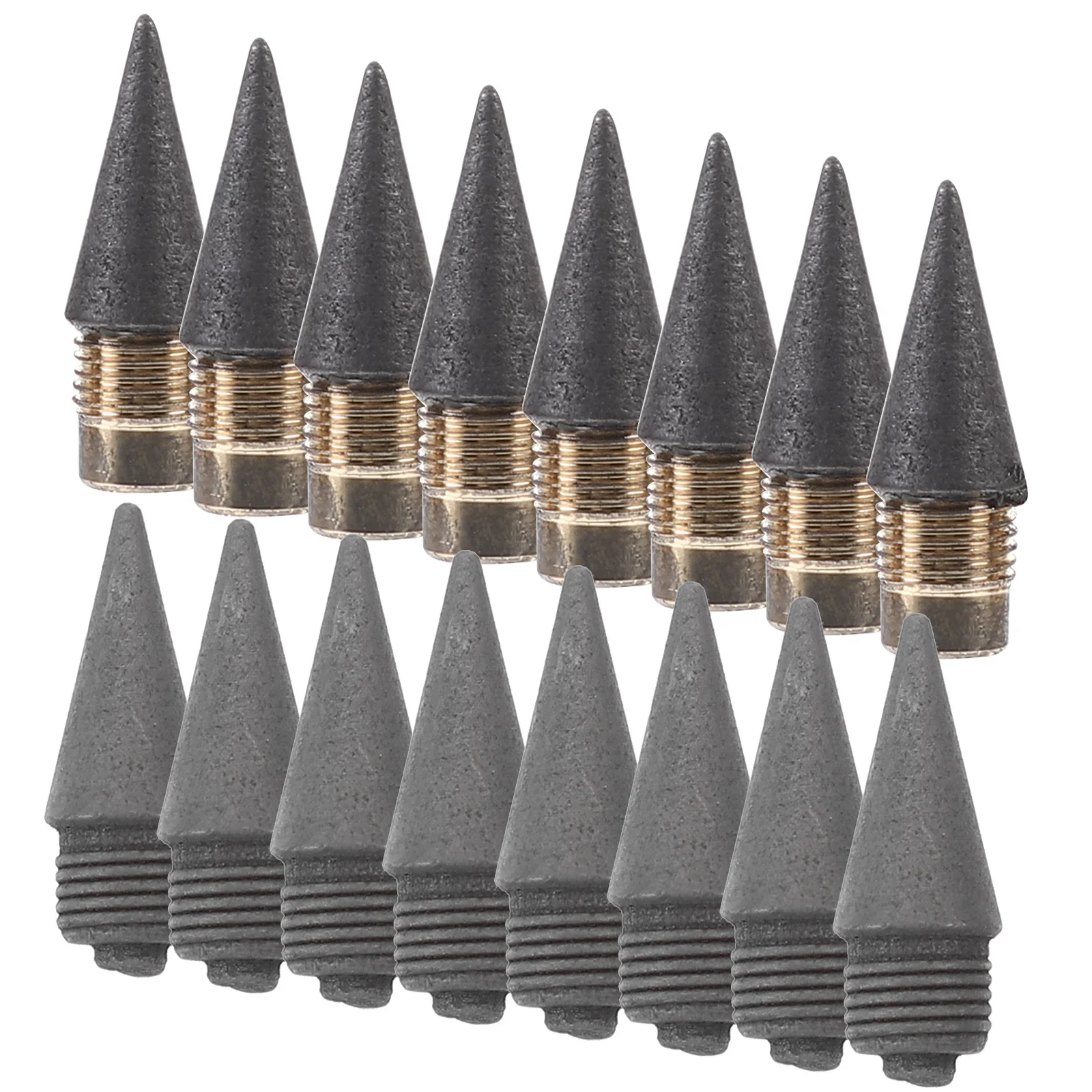 30pcs Replacement Heads Everlasting Refills Inkless Pencil Tips Infinite Replaceable Nibs Portable Writing Tool For Students