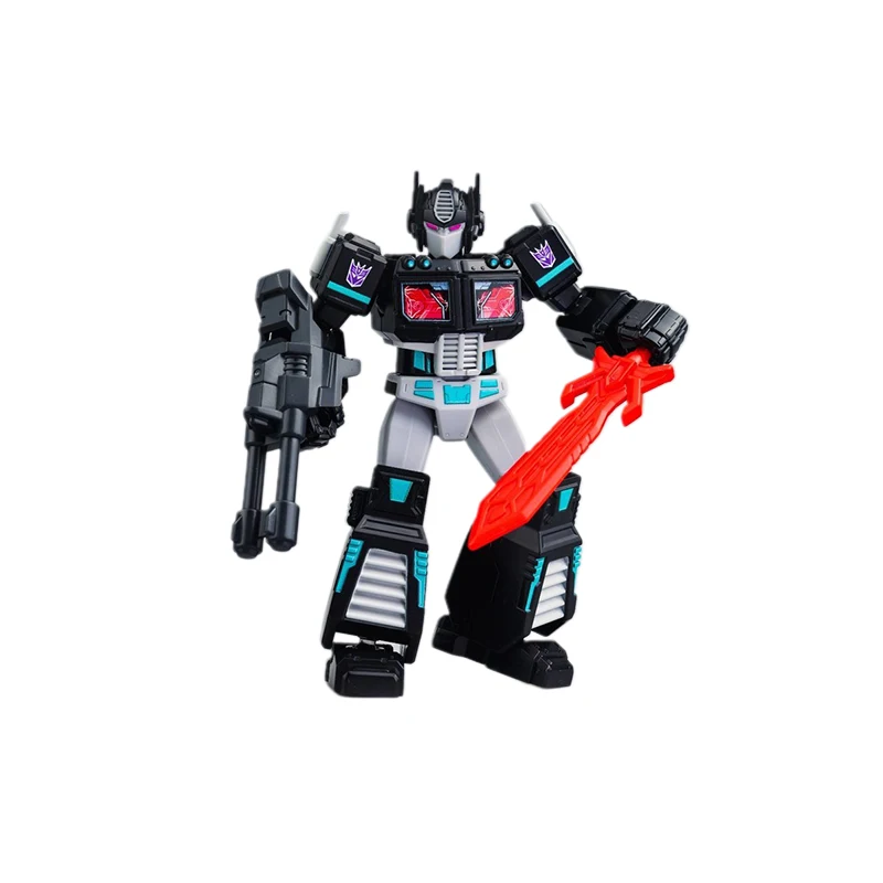 Original Transformers 40th Animation Movies Peripheral Toys Vol.4 Shockwave Q-Version Movable Model Figure Collection Galaxy