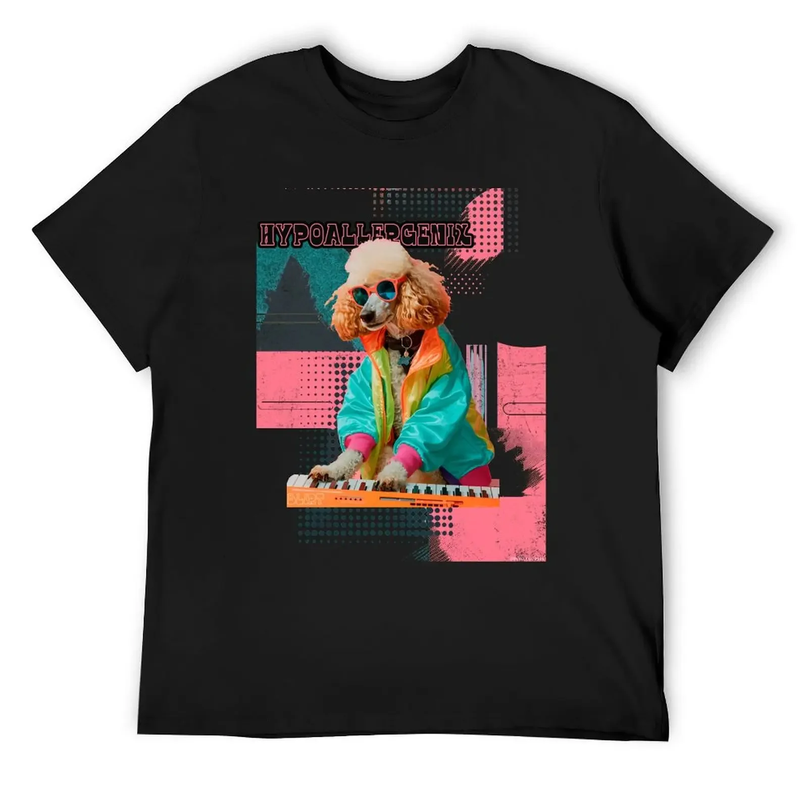 DJ Hypoallergenix Poodle Dog Band Shirt by Blirt T-Shirt essential t shirt graphic shirts anime tshirt T-shirt men