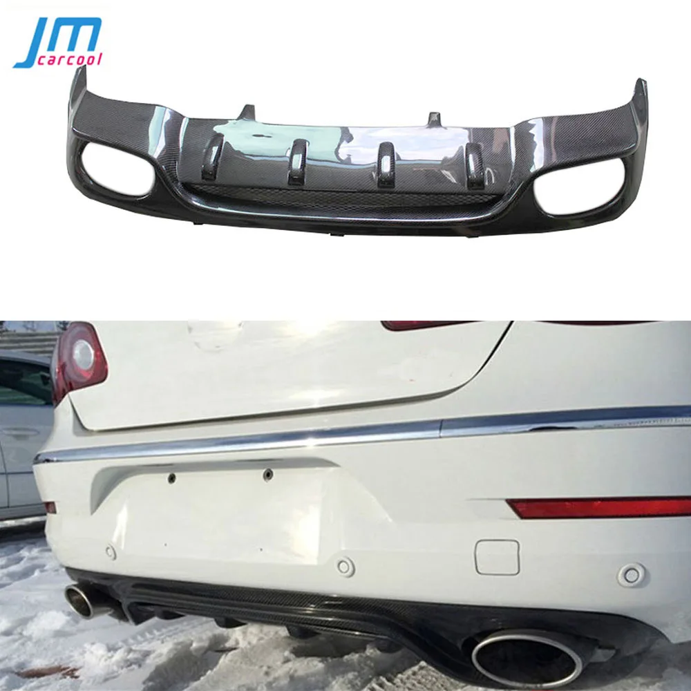 Rear Lip Diffuser Spoiler for Volkswagens Passat CC VW CC 2010-2014 Molding Bumper Decoration Rear Hugger  Car Styling