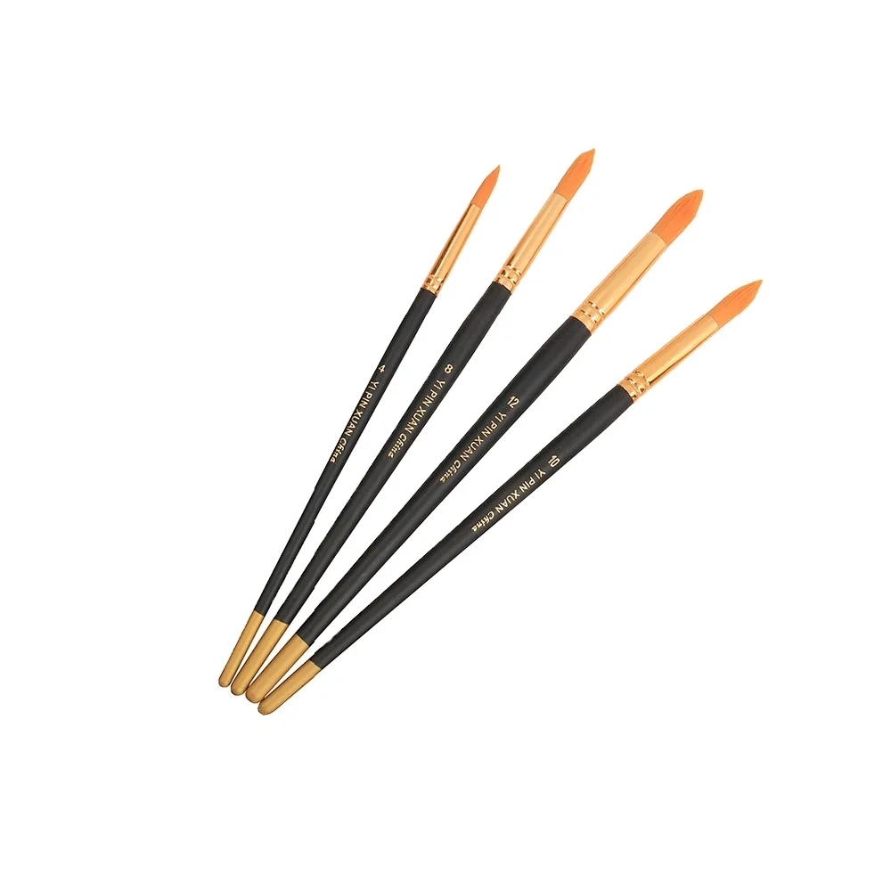 Giorgione Professional Watercolor And Gouache Smooth Wooden Handle Artist Paint Brush Set