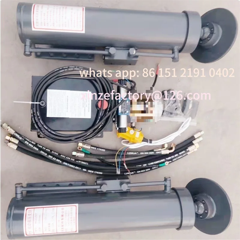 Customizable tripod leggings truck hydraulic jack support electric hydraulic outriggers support trailer hydraulic outriggers